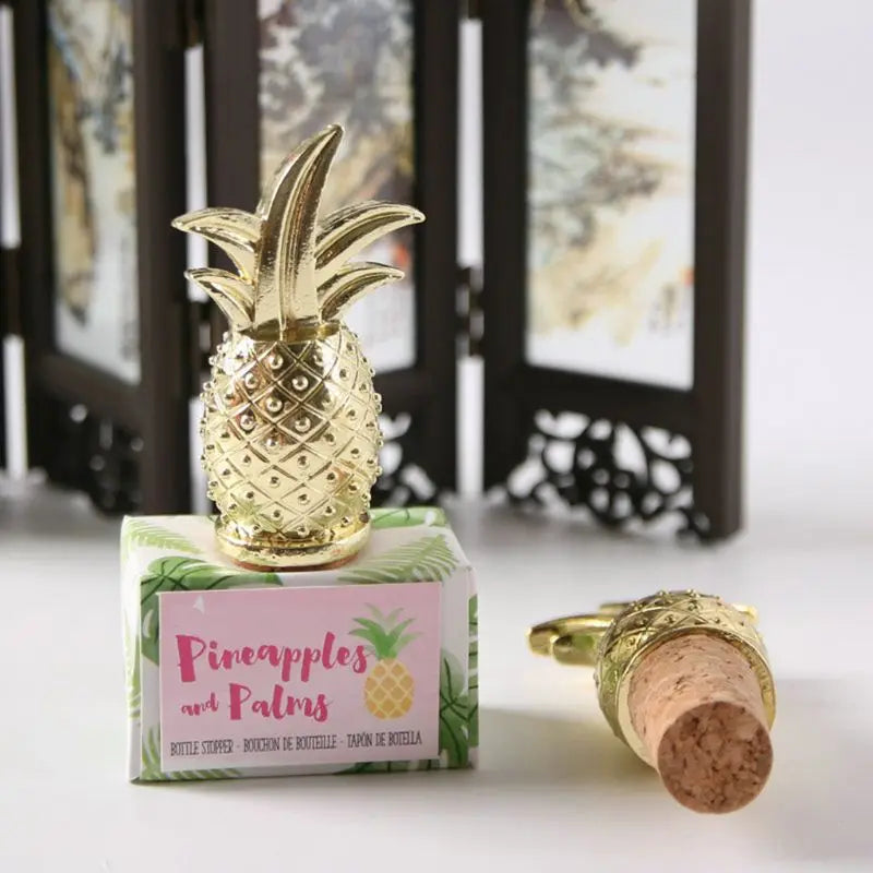 For Creative Pineapple Champagne Red Wine Bottle Stopper Cork Plug Wedding Party Dropship