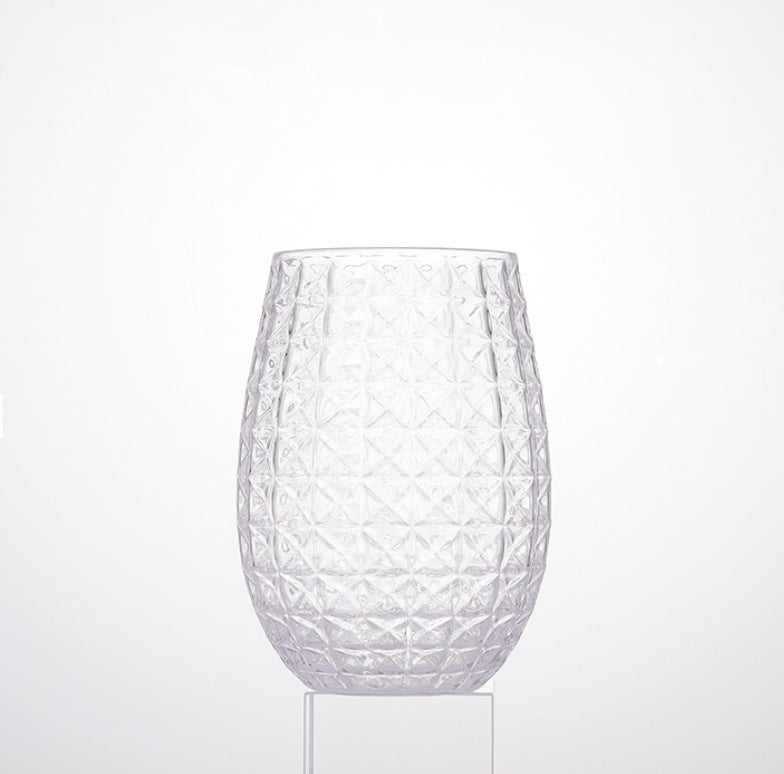 Transparent Pineapple Wine Glass Large 12oz / 360ML