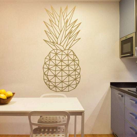 Golden Pineapple Wall Art