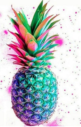 5D Pineapple Pattern Diamond Cross Stitch Painting