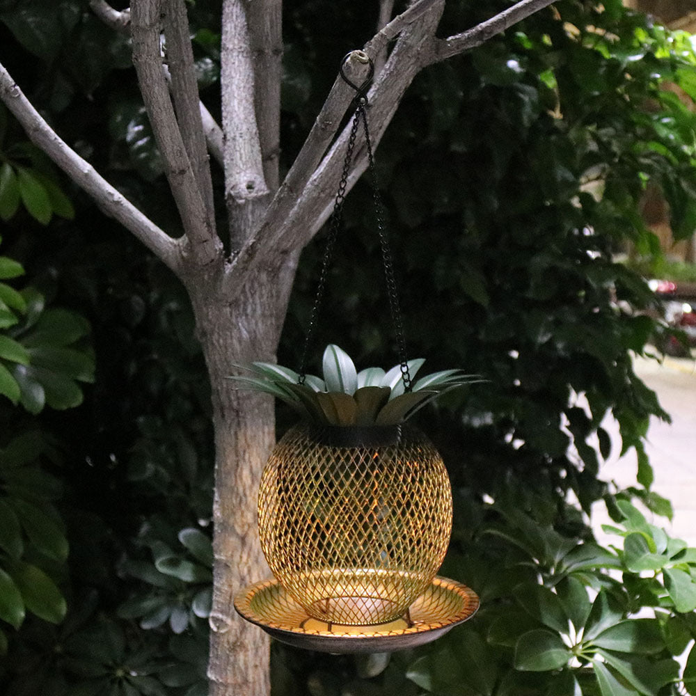 Outdoor Hanging Pineapple Hummingbird Feeder