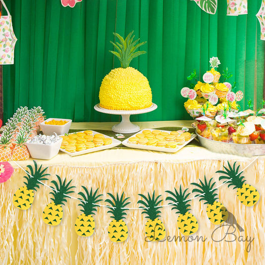Pineapple-Themed Non-Woven Banner