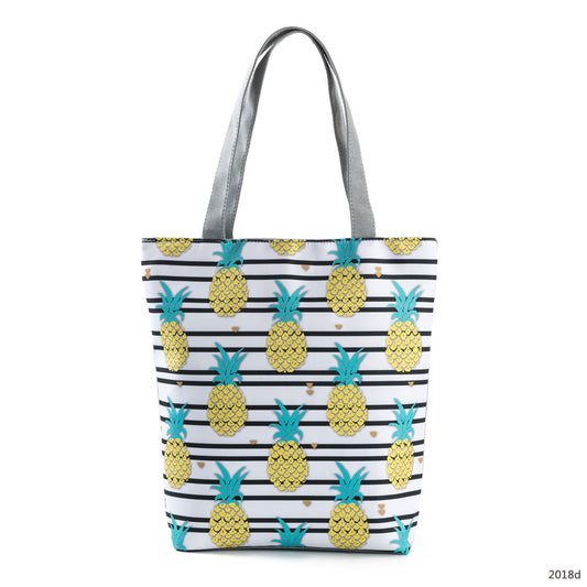 Pineapple Print Ladies Cloth Shoulder Bag