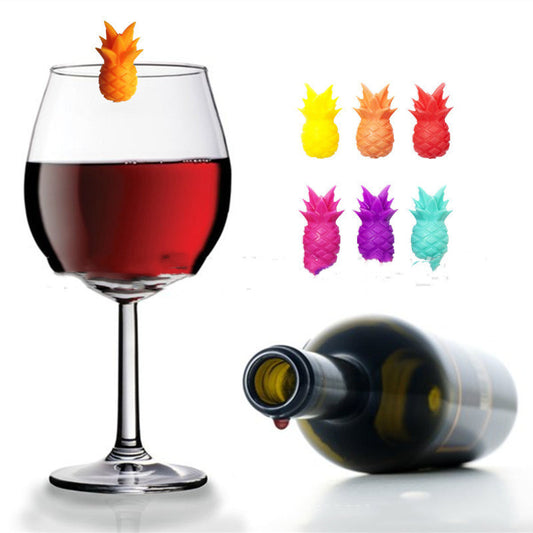 Silicone Pineapple Wine Glass Marker
