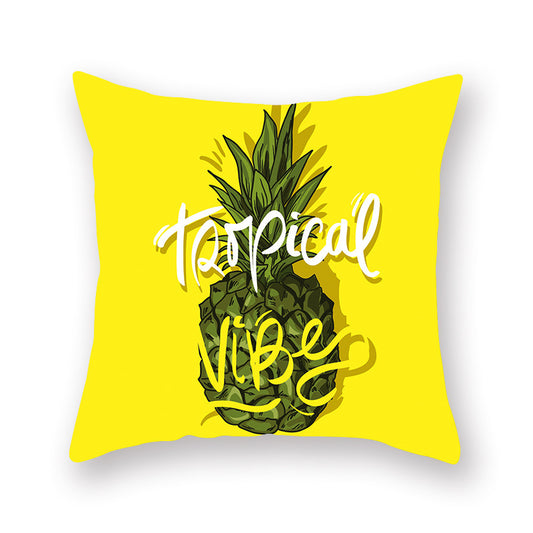 Bright Yellow Pineapple Hug Pillowcase