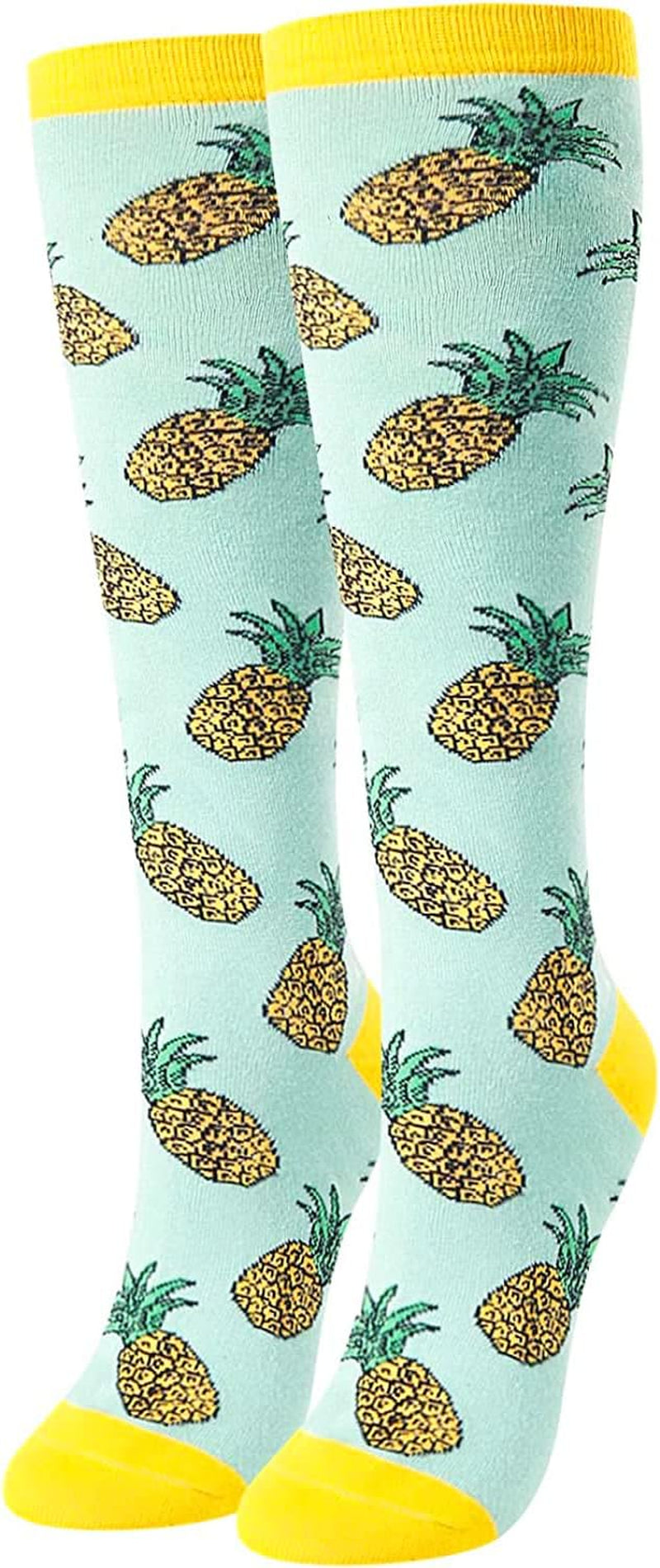 Pineapple Knee High Socks