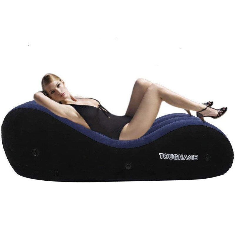 Inflatable Sex Pillow Chair with Handcuffs