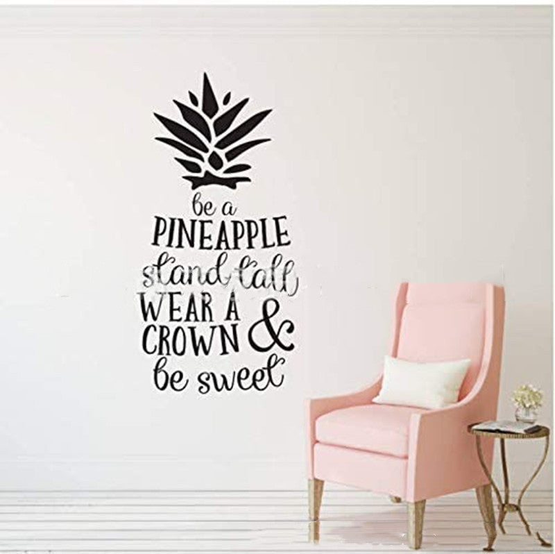 “BE A PINEAPPLE” Pineapple Wall Decor