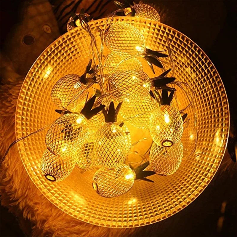 1M 1.5M 2M 3M LED String Lights Pineapple Lamp Christmas Holiday Party Garden Decoration Night Light
