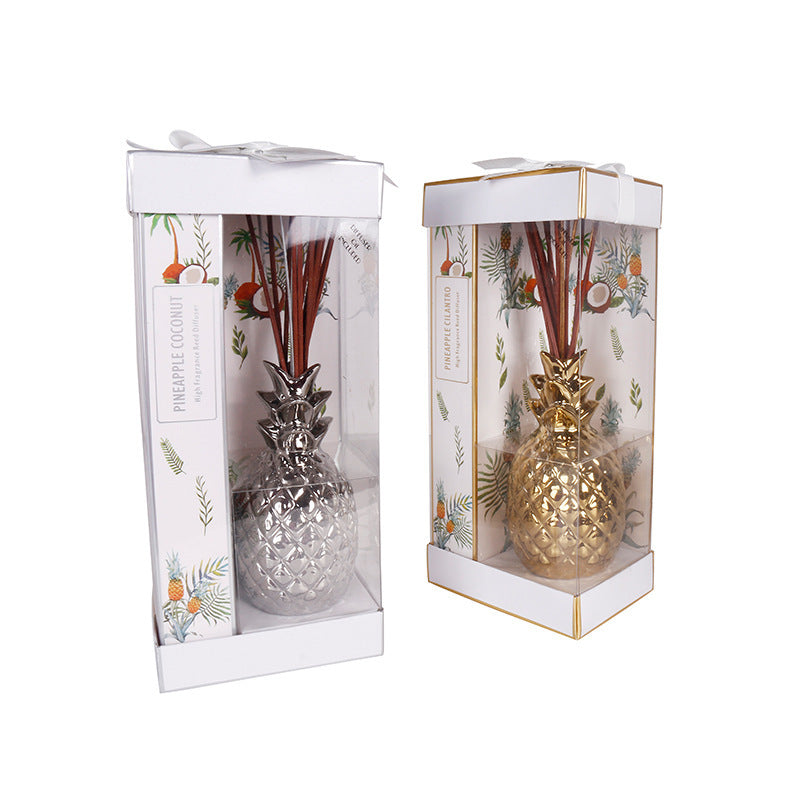 Ceramic Pineapple Bottle Fragrance Diffuser