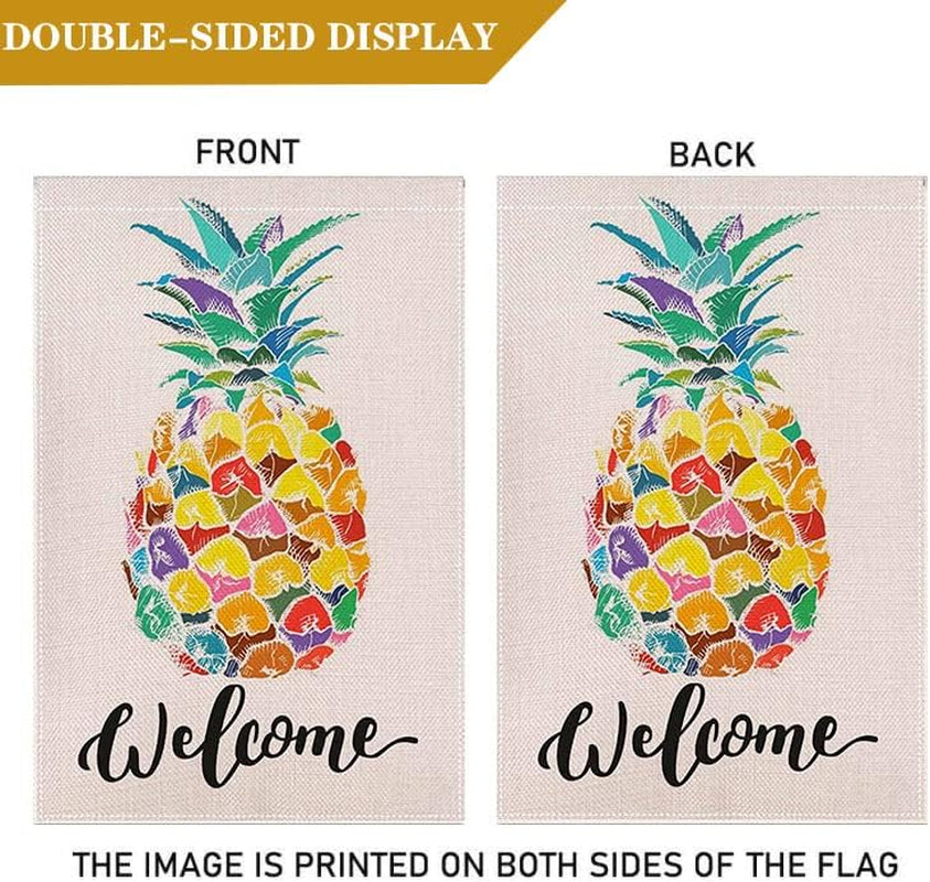 Welcome Pineapple House Flag 28 X 40 Inches