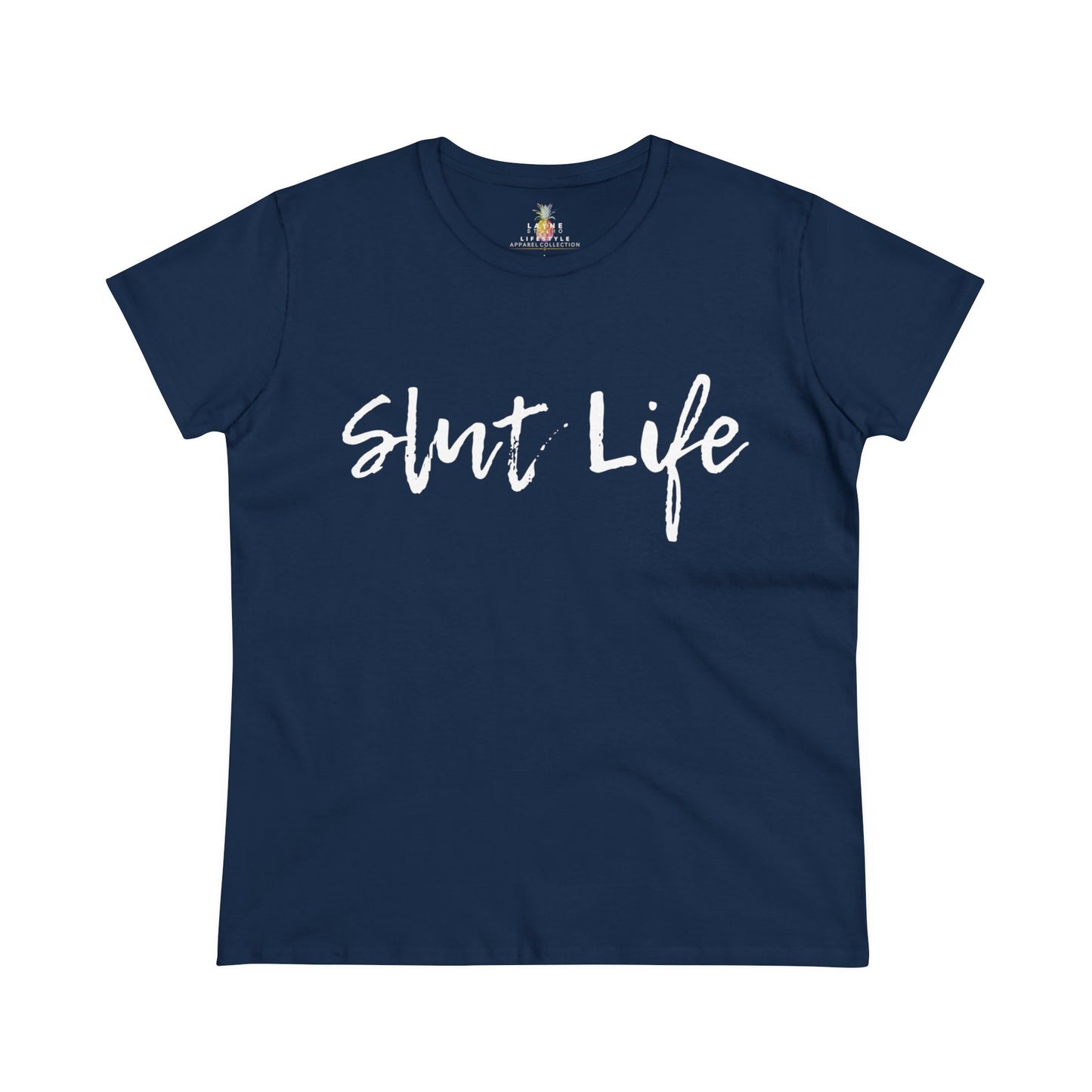 "Slut Life" (Salt Life Parody) Graphic Women's Midweight Cotton Tee