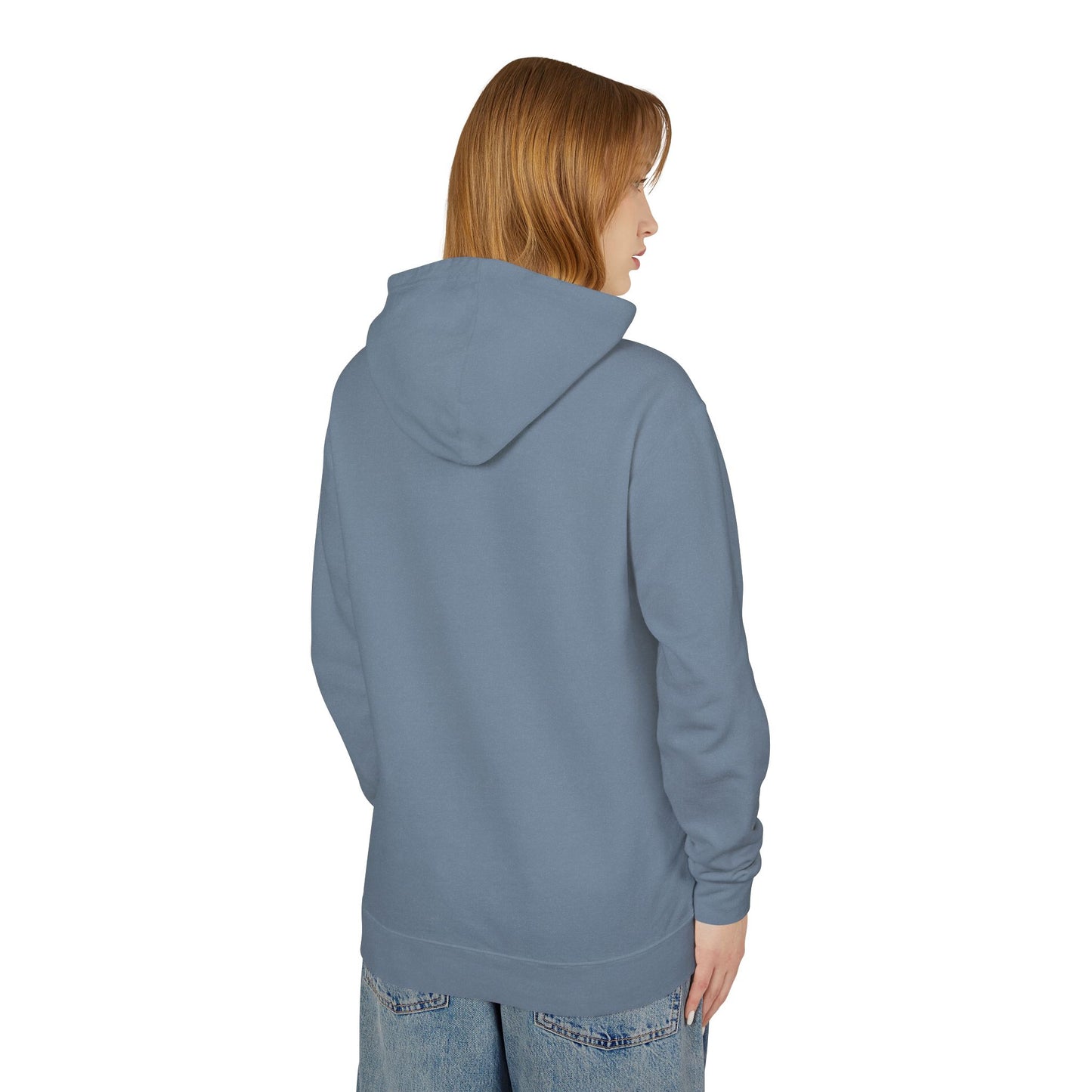 "I Like My Cake Upside Down!" Unisex Lightweight Hooded Sweatshirt - LAYNE STUDIO