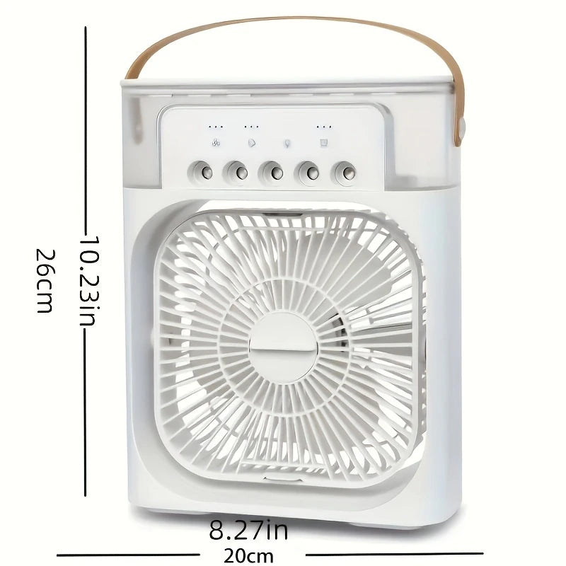 Portable Air Conditioner Fan Air Cooler Hydrocooling 3 Speed Fan