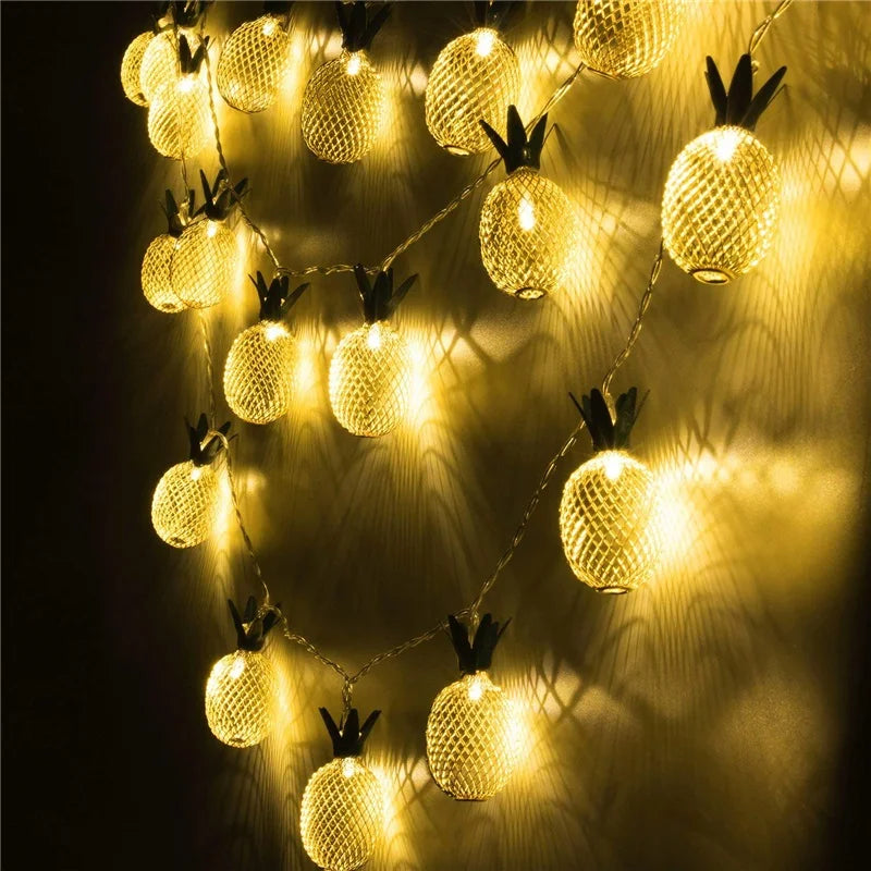 1M 1.5M 2M 3M LED String Lights Pineapple Lamp Christmas Holiday Party Garden Decoration Night Light
