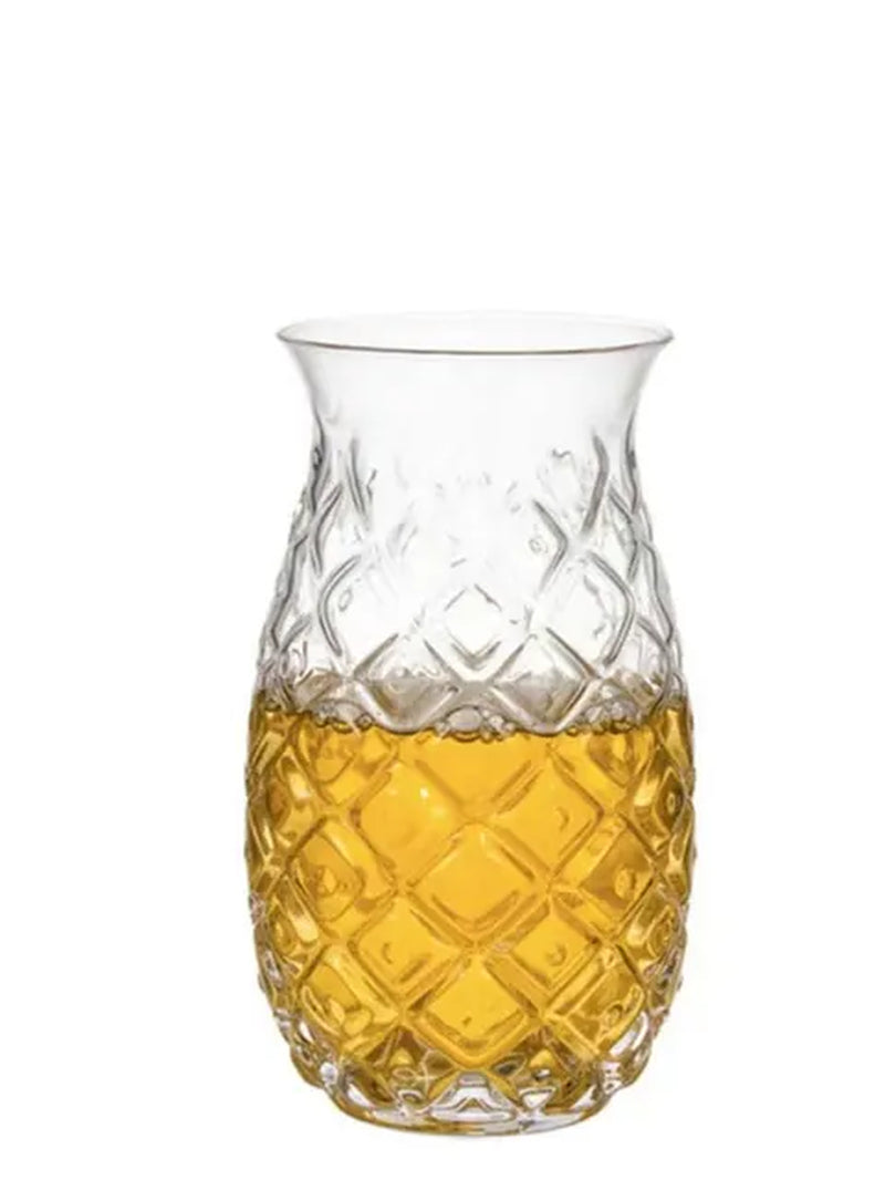 1-2Pcs/Set 480Ml Pineapple Shaped Cocktail Glasses Wine Glass Cup for Home Bar Party Transparent Juice Glass