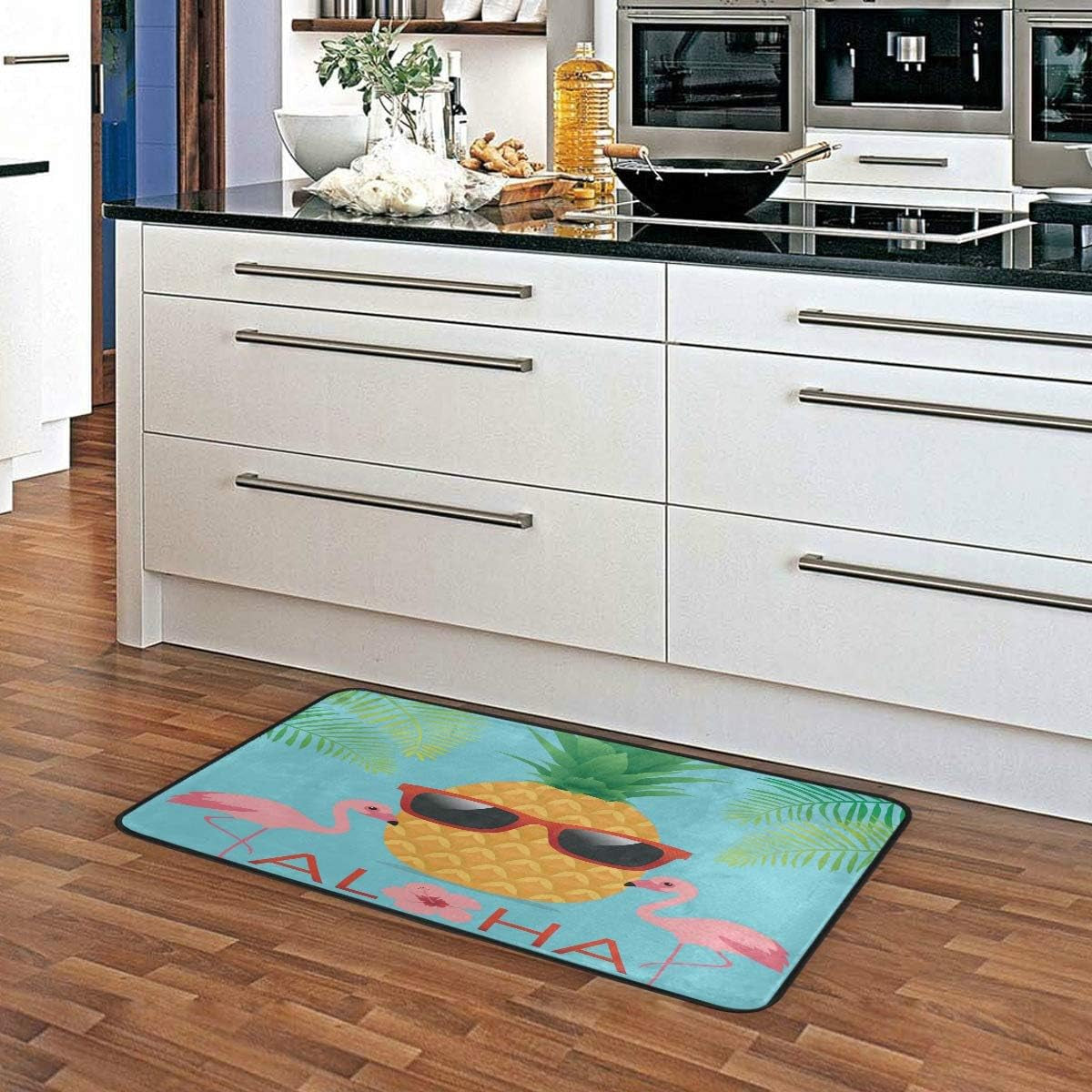 Doormat Area Rug Mat Pineapple Flamingos for Bedroom Front Door Kitchen Indoors Home Decors