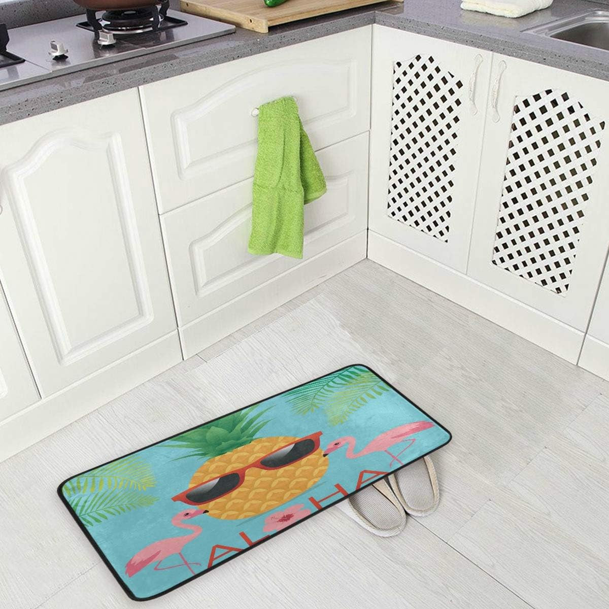 Doormat Area Rug Mat Pineapple Flamingos for Bedroom Front Door Kitchen Indoors Home Decors