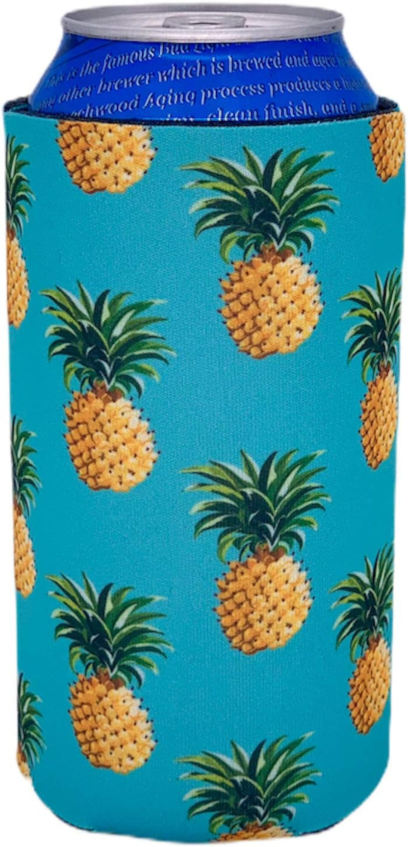 Pineapple Pattern 16 Oz. Can Coolie (1)