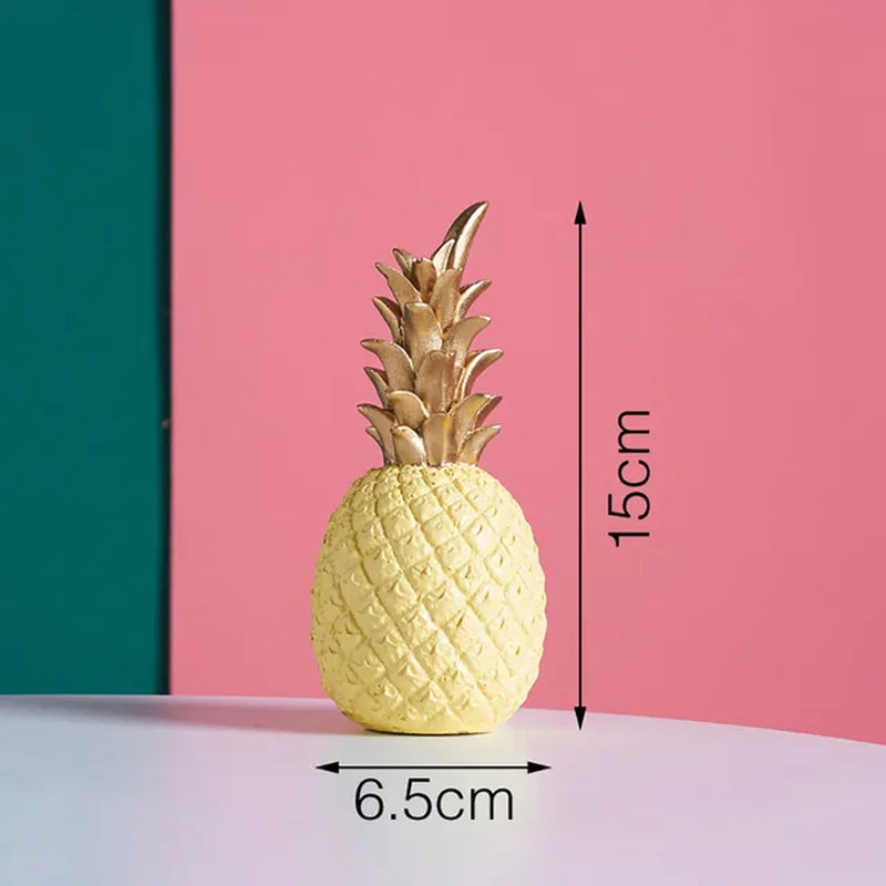 Gold Pineapple Decoration Nordic Home Decor Living Room Table Creative Decoration Gold Black White Yellow Pineapple Ornament
