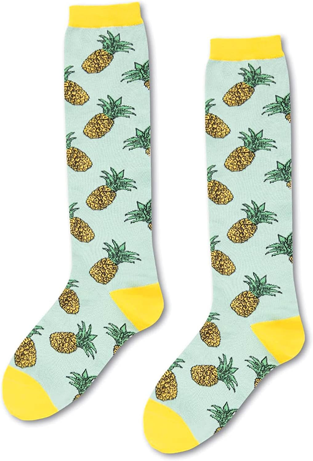 Pineapple Knee High Socks