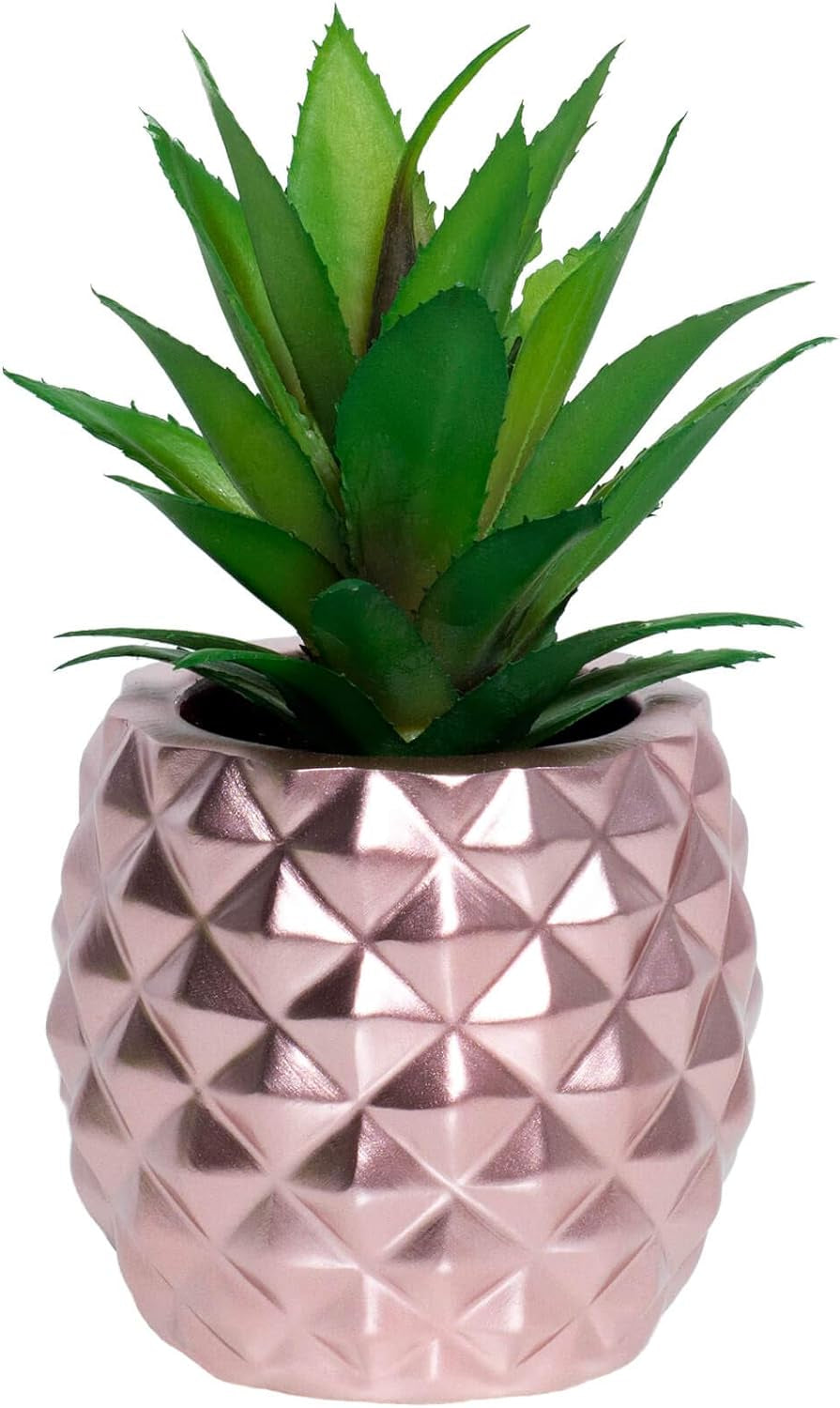 Artificial Succulent Potted Pineapple Decor (Rose Gold)