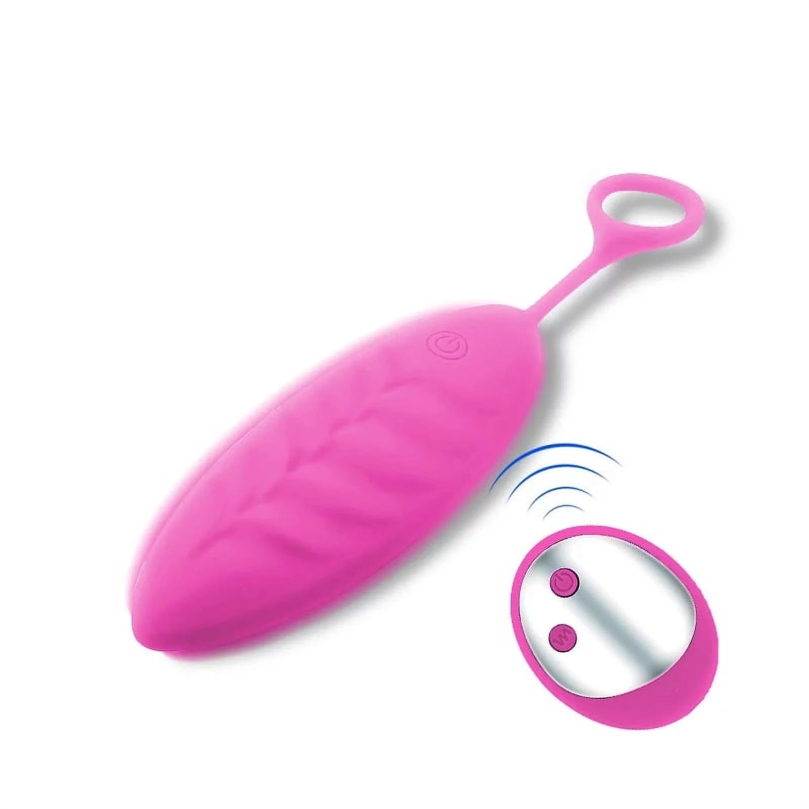Remote Control Vibrating Silicone Egg USB Rechargeable (Pink)