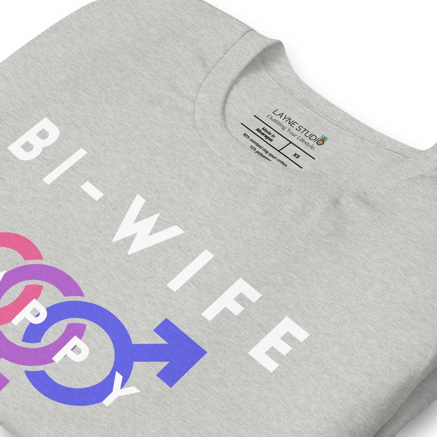 “Bi-Wife, Happy Life” Women's Graphic Tee