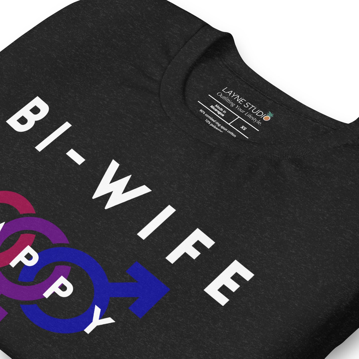 “Bi-Wife, Happy Life” Women's Graphic Tee