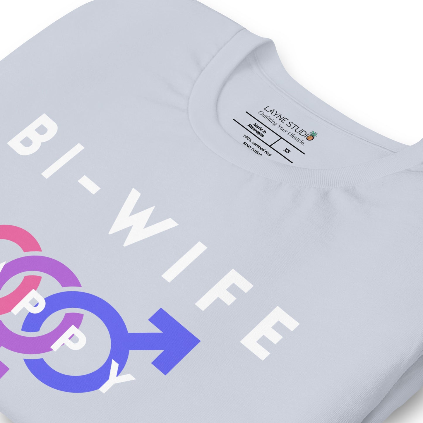 “Bi-Wife, Happy Life” Women's Graphic Tee