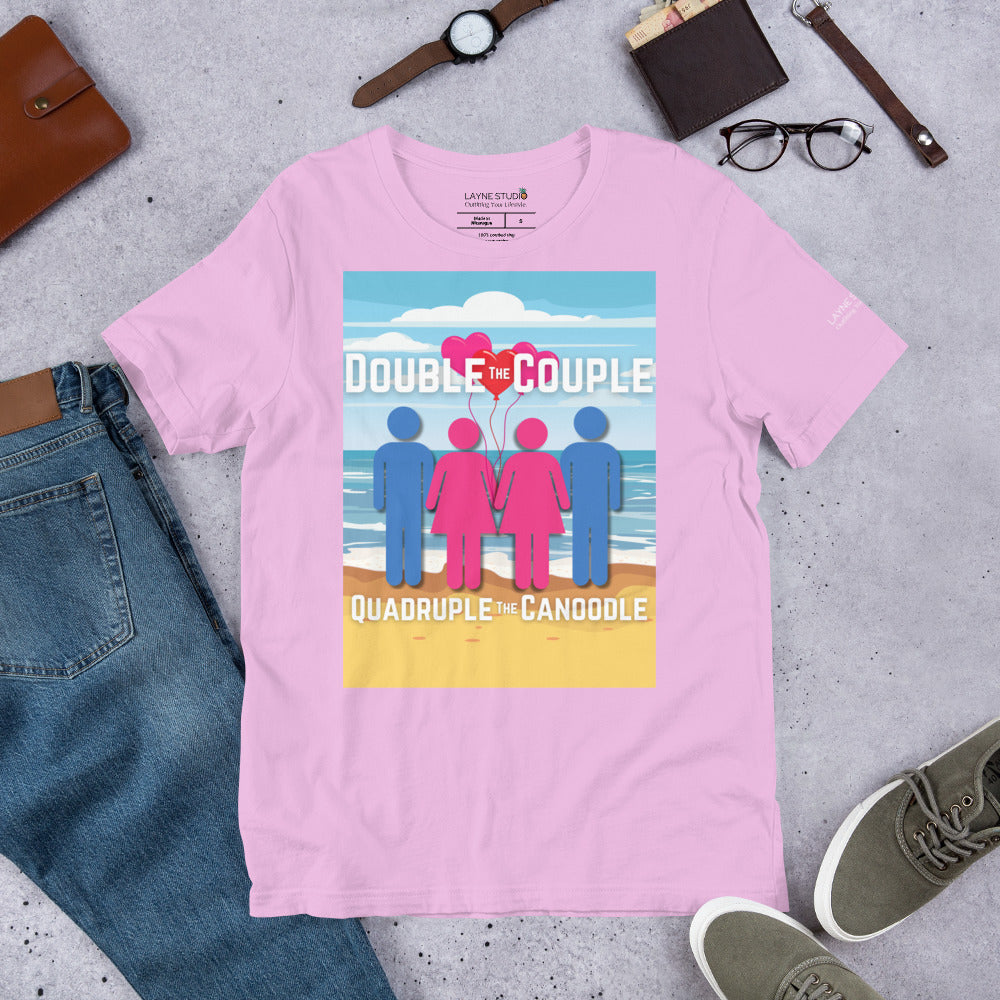 "Double The Couple, Quadruple the Canoodle" Women's Graphic Tee