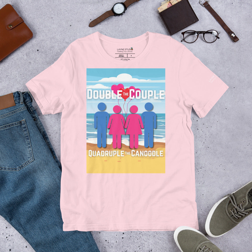 "Double The Couple, Quadruple the Canoodle" Women's Graphic Tee